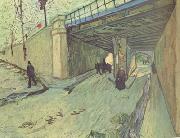 Vincent Van Gogh The Railway Bridge over Avenue Montmajour,Arles (nn04) painting